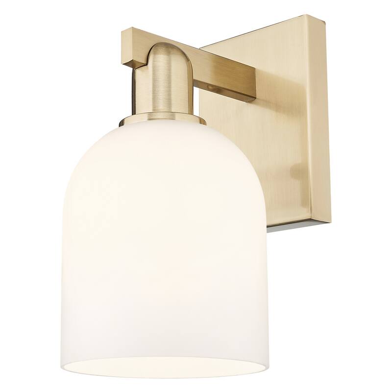 Innovations Lighting 716-1W-12-6 Bella Sconce Bella 12" Tall Wall - Champagne Bronze / White