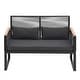 preview thumbnail 18 of 16, Patio Wicker Loveseat with Cushions