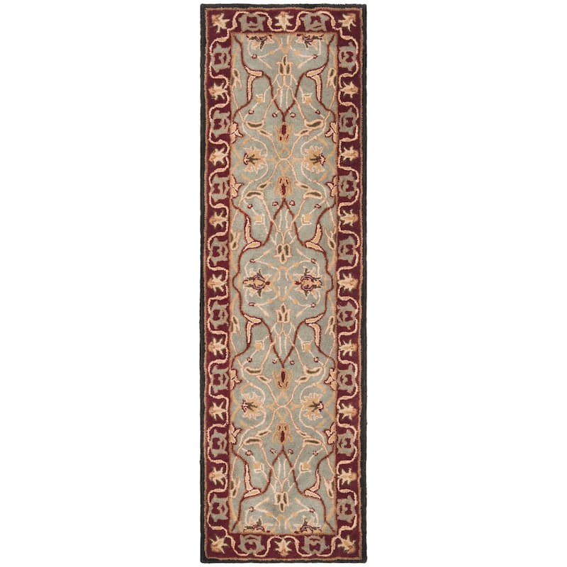 SAFAVIEH Handmade Heritage Gracious Garden Traditional Oriental Wool Rug
