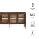 preview thumbnail 2 of 7, Nell 72" Glass Door Sideboard Storage Display Cabinet
