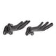 preview thumbnail 4 of 12, "Palms Up" Dark Brown Cast Iron Wall Mount Hook Set (Set of 2)