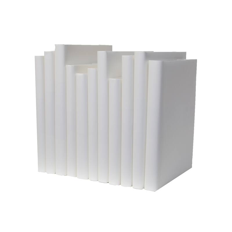 Books White Decorative Accessories: Snowfall Oversized Wrapped ColorPak