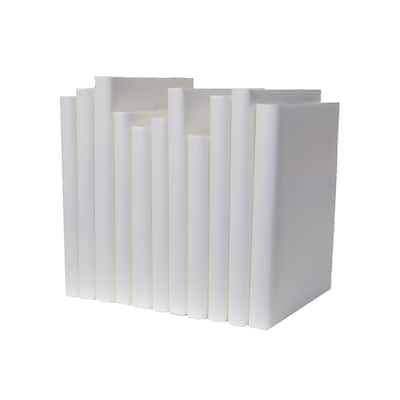 Books White Decorative Accessories: Snowfall Oversized Wrapped ColorPak