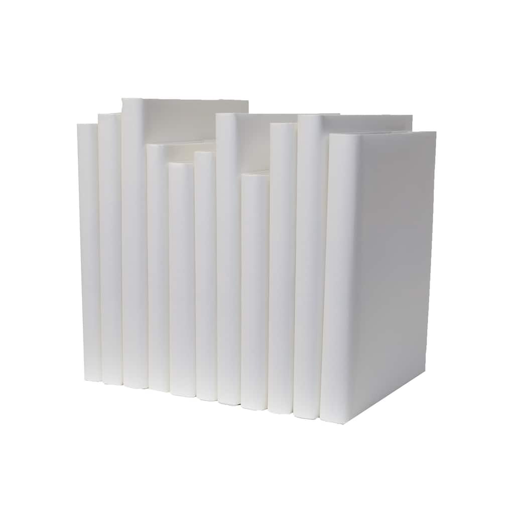 Books White Decorative Accessories: Snowfall Oversized Wrapped ColorPak