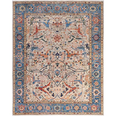 Serapi One-of-a-Kind Hand-Knotted Area Rug - Gray - 7' 10" x 9' 9"