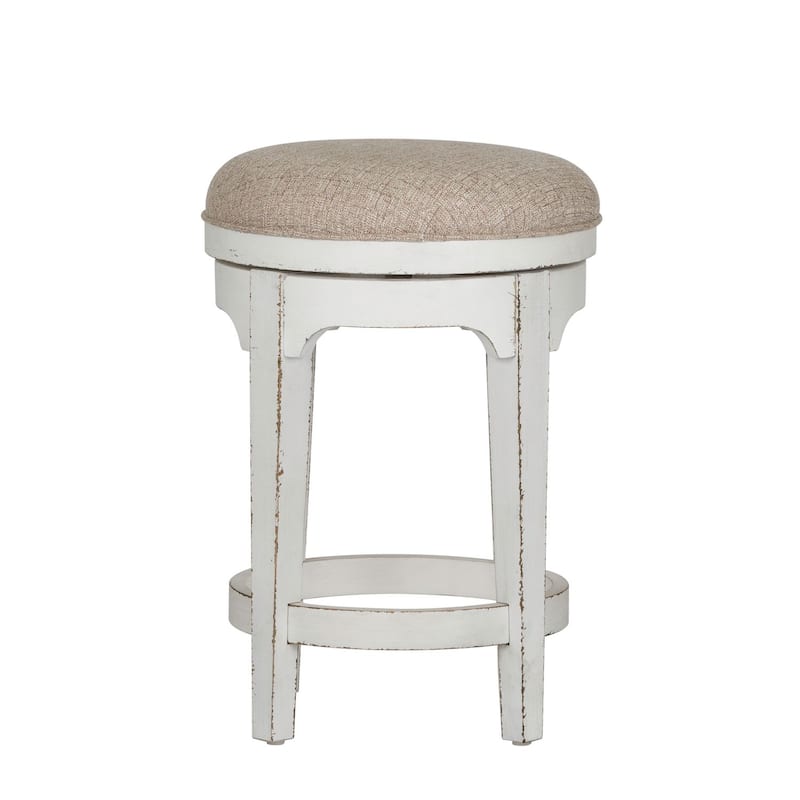Magnolia Manor Antique White 4 Piece Console Set (1-Console 3-Stools)