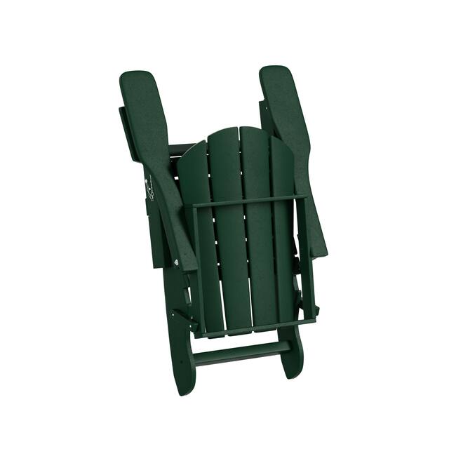 Laguna Outdoor Eco-Friendly Poly Folding Adirondack Chair (Set of 2)