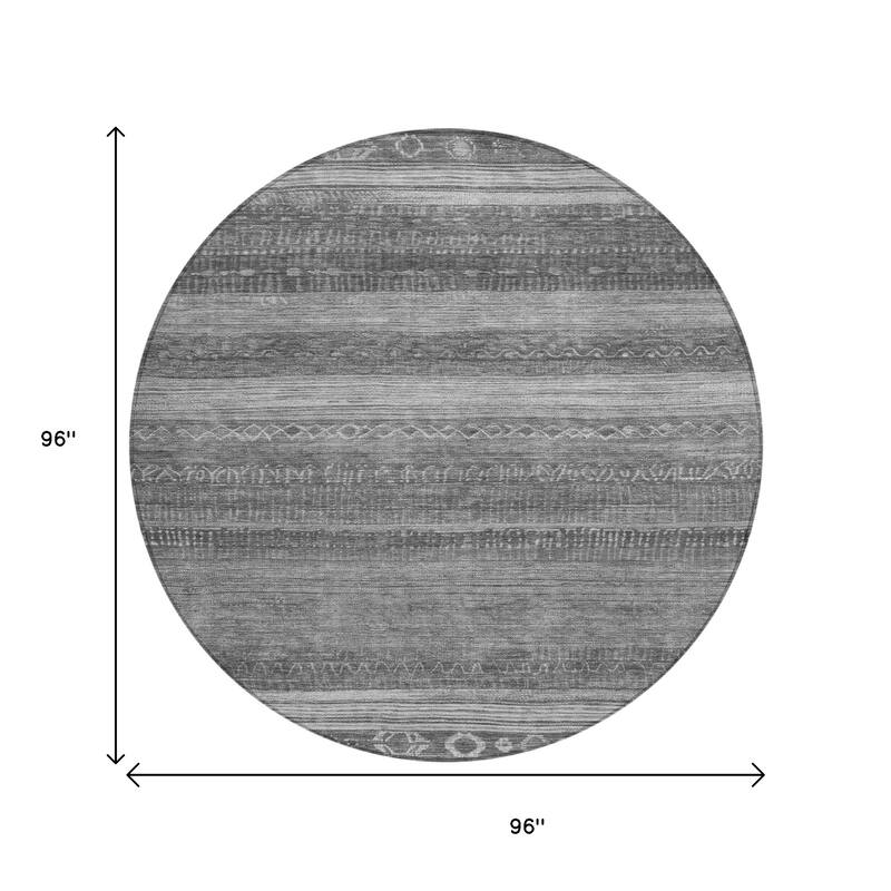 HomeRoots Aztec Transitional Rectangle Outdoor Rug