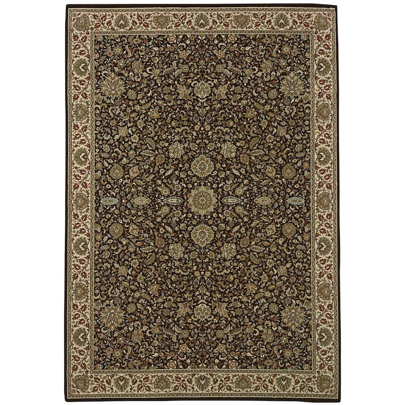 HomeRoots Oriental Traditional Runner Area Rug - 153.54 in. x 118.11 in.  x 0.43 in.