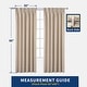 preview thumbnail 9 of 58, DriftAway Pinch Pleat Linen Textured Semi Sheer Solid Curtains Back Tabs