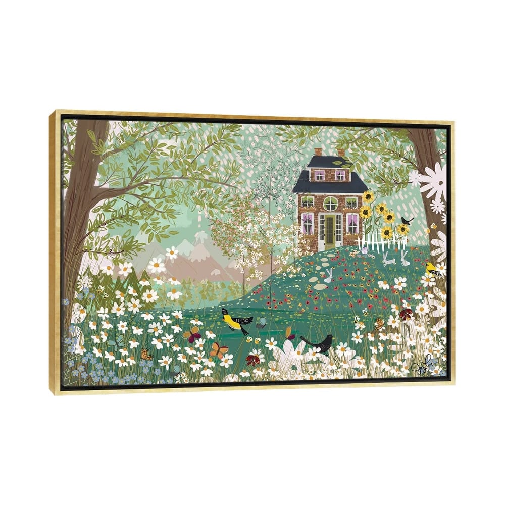iCanvas "Garden Dream" by Joy Laforme Framed Canvas Print