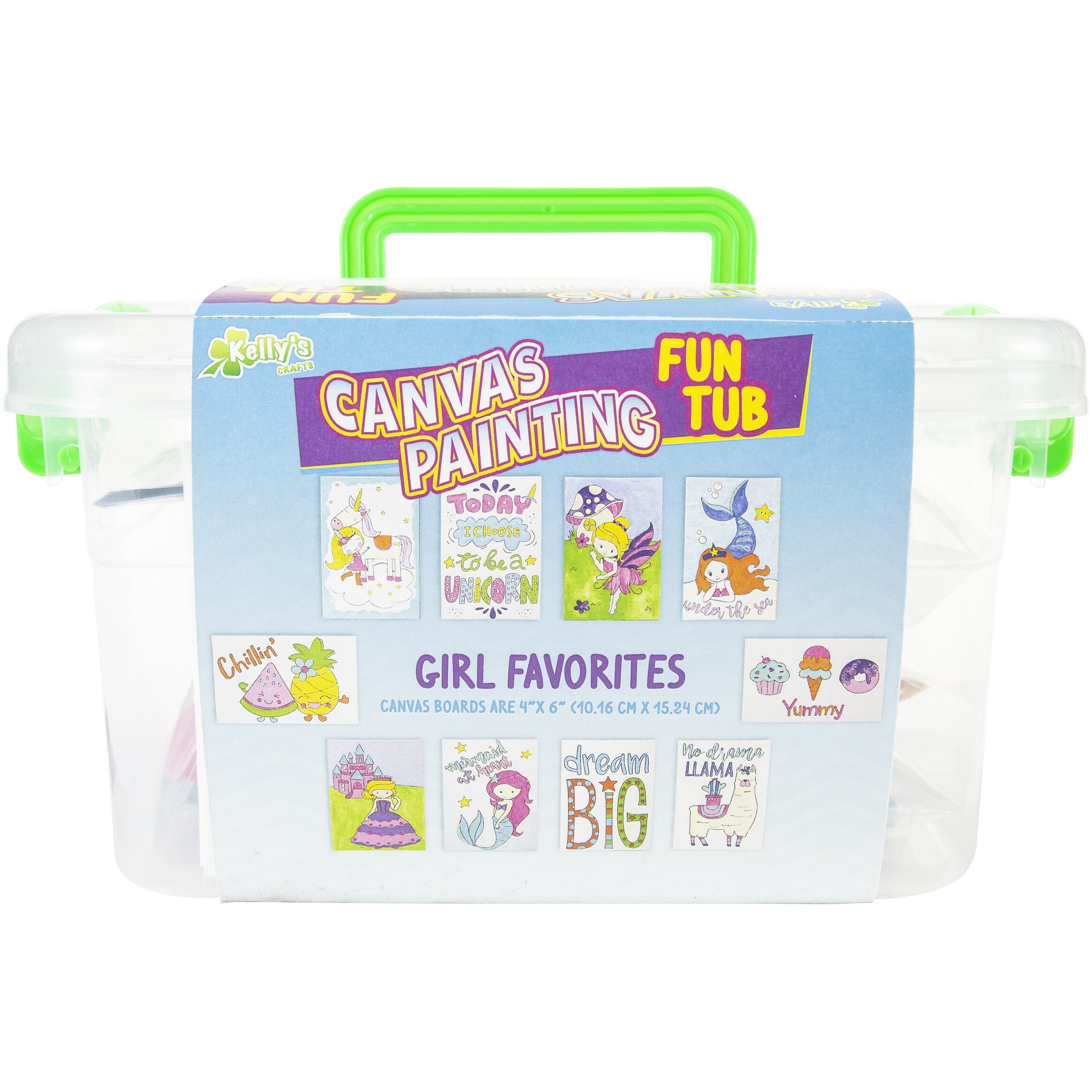 Shop Kelly S Crafts Canvas Painting Fun Tub Girl Favorites Free