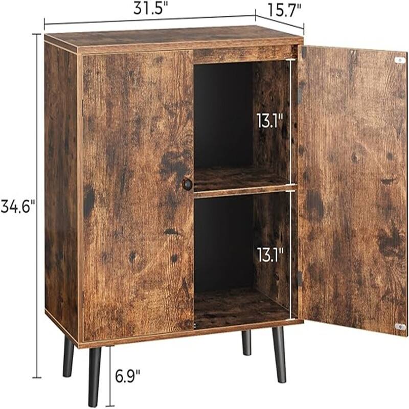 Buffet Cabinet - 15.7"D x 31.5"W x 34.6"H