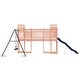 preview thumbnail 7 of 18, vidaXL Swing Set Outdoor Backyard Wooden Playground Equipment for Kids Age 3-8