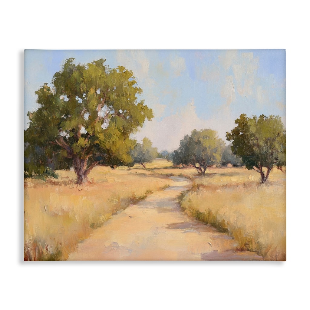 Stupell Getting Lost Natural Field Canvas Wall Art Design By Petal Prints Design