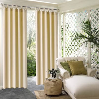 DCP 50"x84" Velcor Window Curtain Panel beige