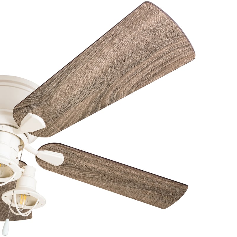 Carbon Loft Hae-Joo 52-inch Coastal Indoor LED Ceiling Fan with 5 Reversible Blades - 52