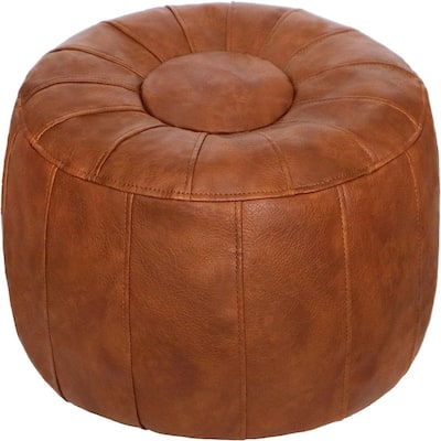 Handmade Round Pouf Foot Stool Ottoman
