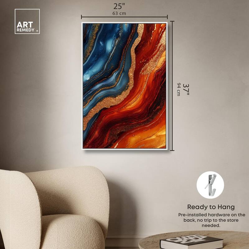 Gilded Galaxy Canvas by Art Remedy