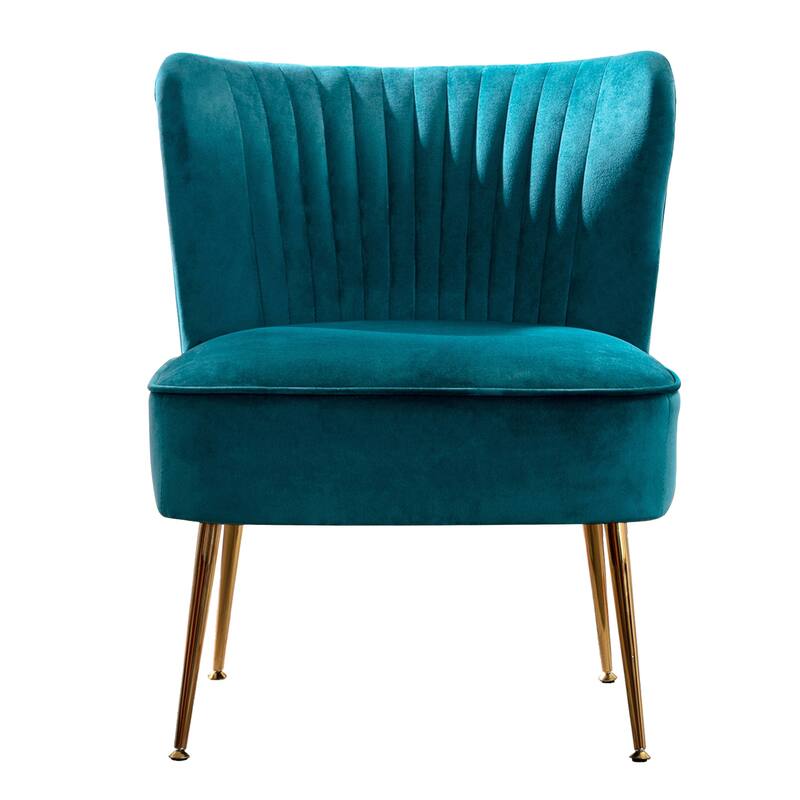 Heaven Contemporary Velvet Upholstered Accent Chair