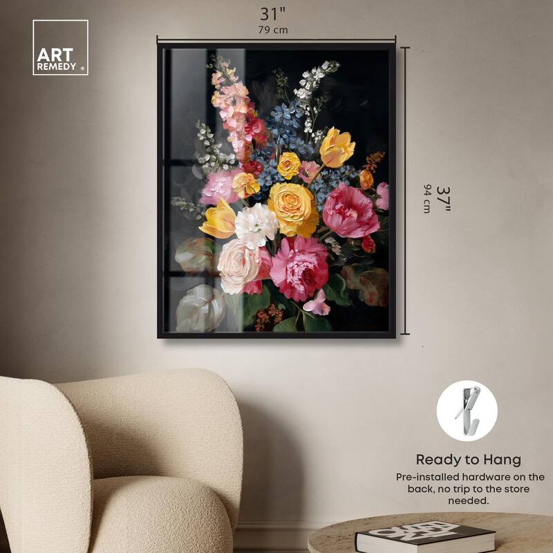 Garden Richness I Shadowbox by Art Remedy