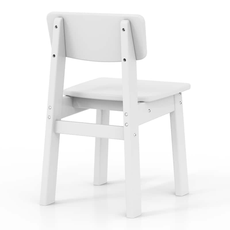 Polytrends Modern Mini Kids Outdoor Dining Chair (Set of 2)
