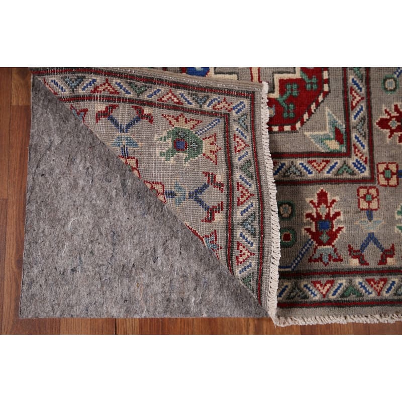 Kazak Oriental Runner Rug Handmade Hallway Wool Carpet - 2'6" x 12'9"
