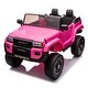 preview thumbnail 81 of 98, Kids'24V Ride-On Toyota Land Cruiser with Bluetooth, Best Christmas Gift Pink