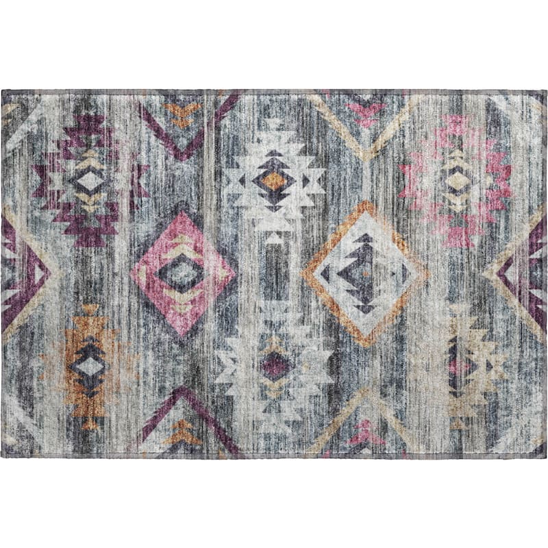 Premium Washable Super Soft Tribal Boho Mayfield Rug