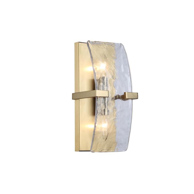 Golden Lighting Aenon 2-light Wall Sconce in Brushed Champagne Brass