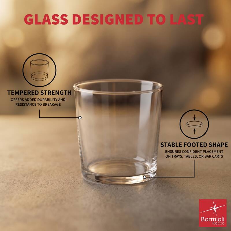 Bormioli Rocco Set of 6 Bodega Tumbler
