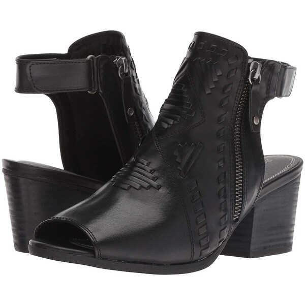 bare traps peep toe booties