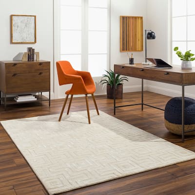 Magnus Handmade Classic Wool & Viscose Area Rug