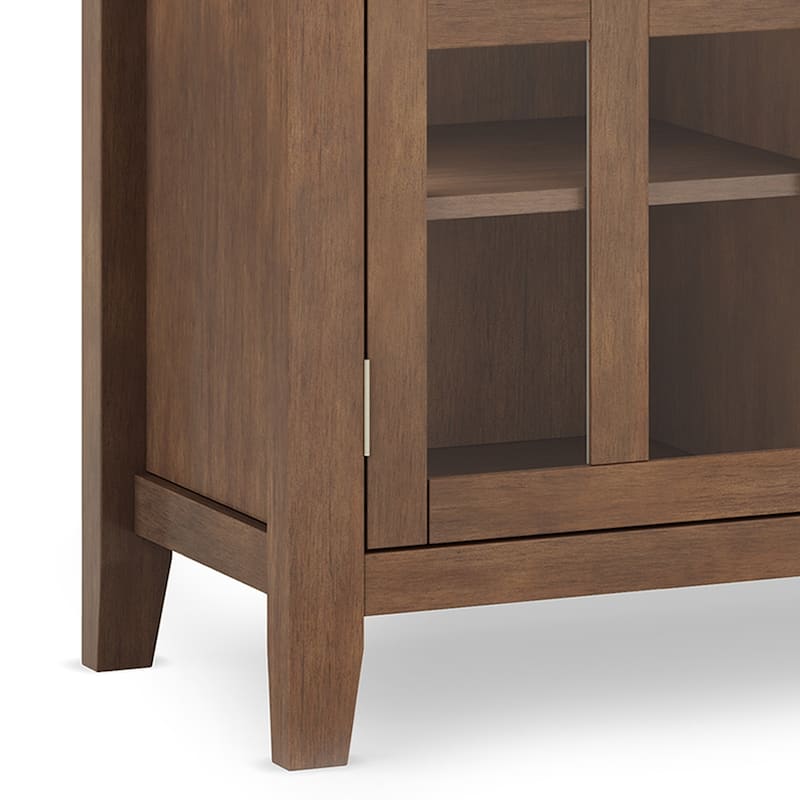 WYNDENHALL Stratford 53-inch Solid Wood TV Media Stand - 53 inch wide