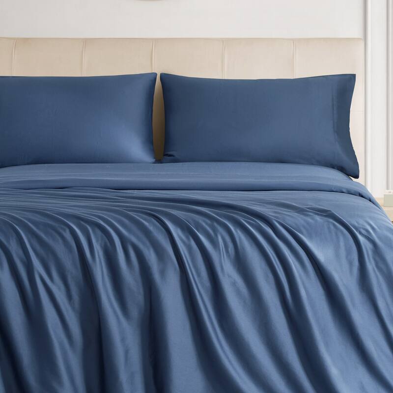 The Sheet Lab Cloud Embrace Sheet Sets - Denim Navy - King