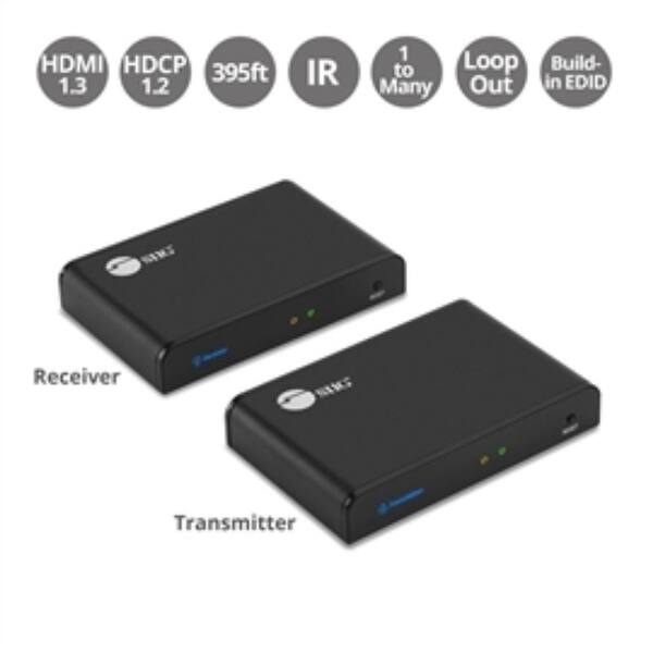 Shop Siig Accessory Ce H24b11 S1 Hdmi Hdbitt Over Cat6 Extender With Ir And Loop Out 120m Brown Box Free Shipping Today Overstock 28857783