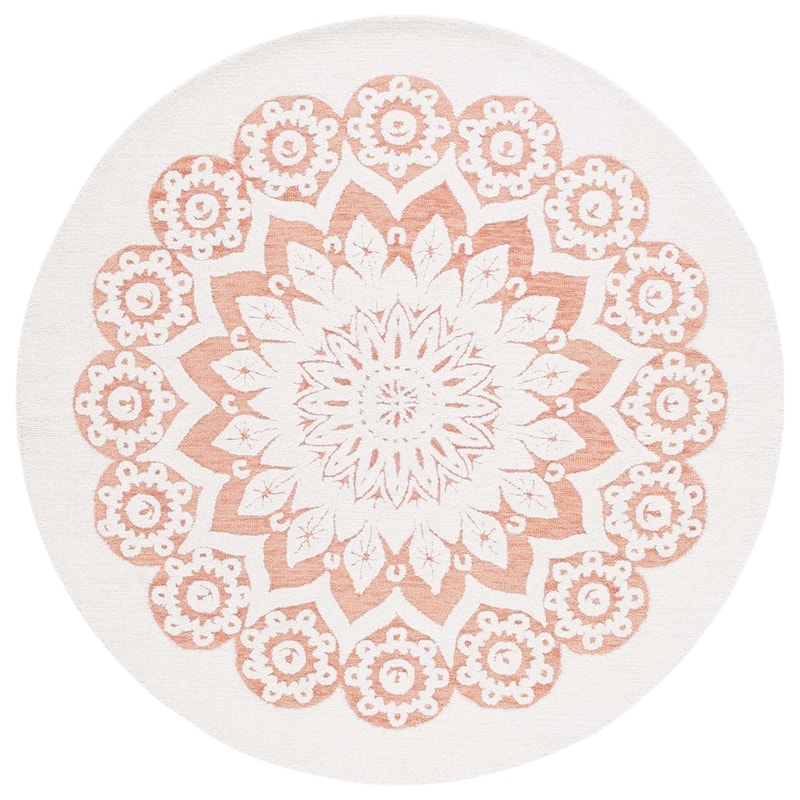 SAFAVIEH Handmade Blossom Oriella Modern Floral Wool Rug