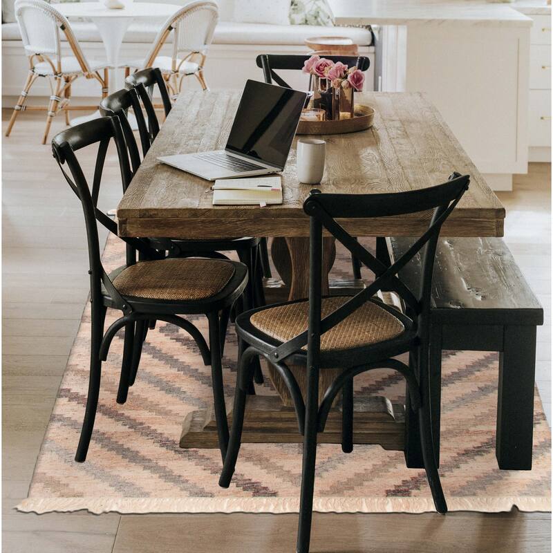 Ankara FW Beige Kilim 5'6" x 7'8" - 5'6 x 7'8