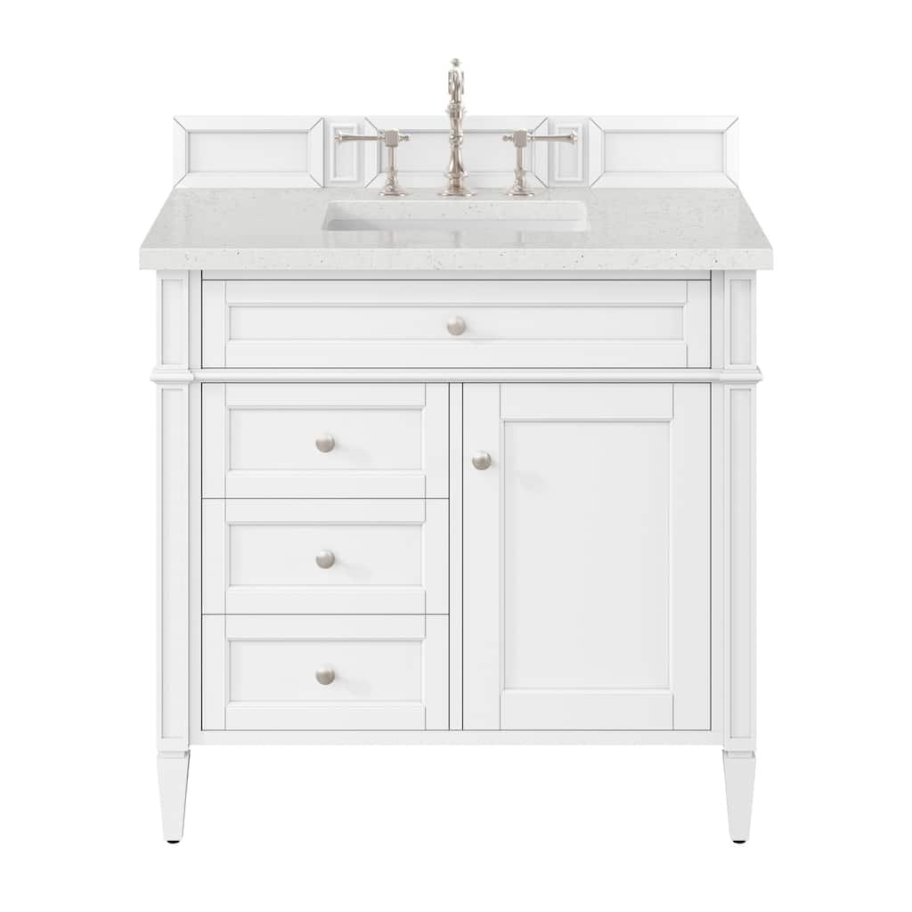 James Martin Vanities 655-V36-3LDL Brittany 36" Free Standing Single
