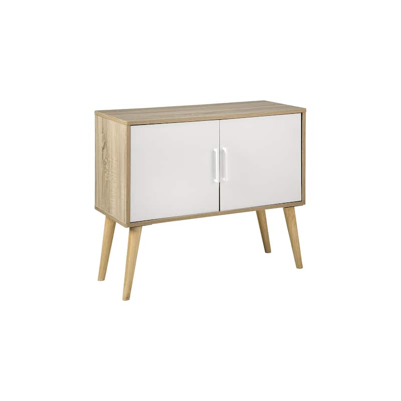 Orinfield Natural/White Accent Cabinet - 32"W x 14"D x 28"H
