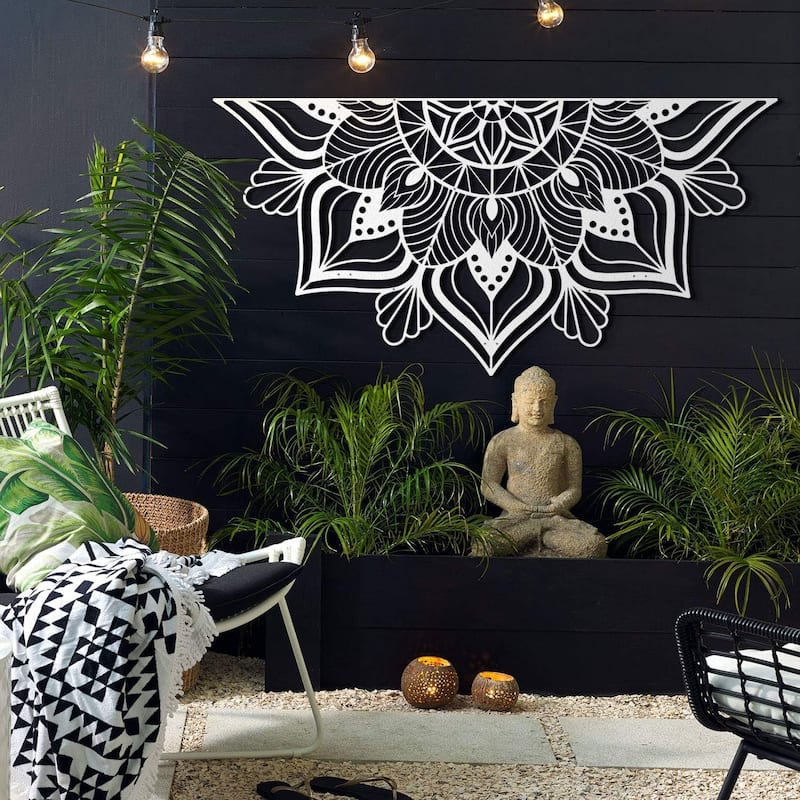 Sutra Mandala Metal Wall Art,