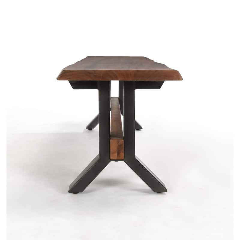 Classic Home Bellamy Acacia Wood Dining Bench