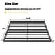 preview thumbnail 22 of 20, 2 Inch Low Profile Metal Box Spring Bunkie Board, Thin Bed Slat Replacement