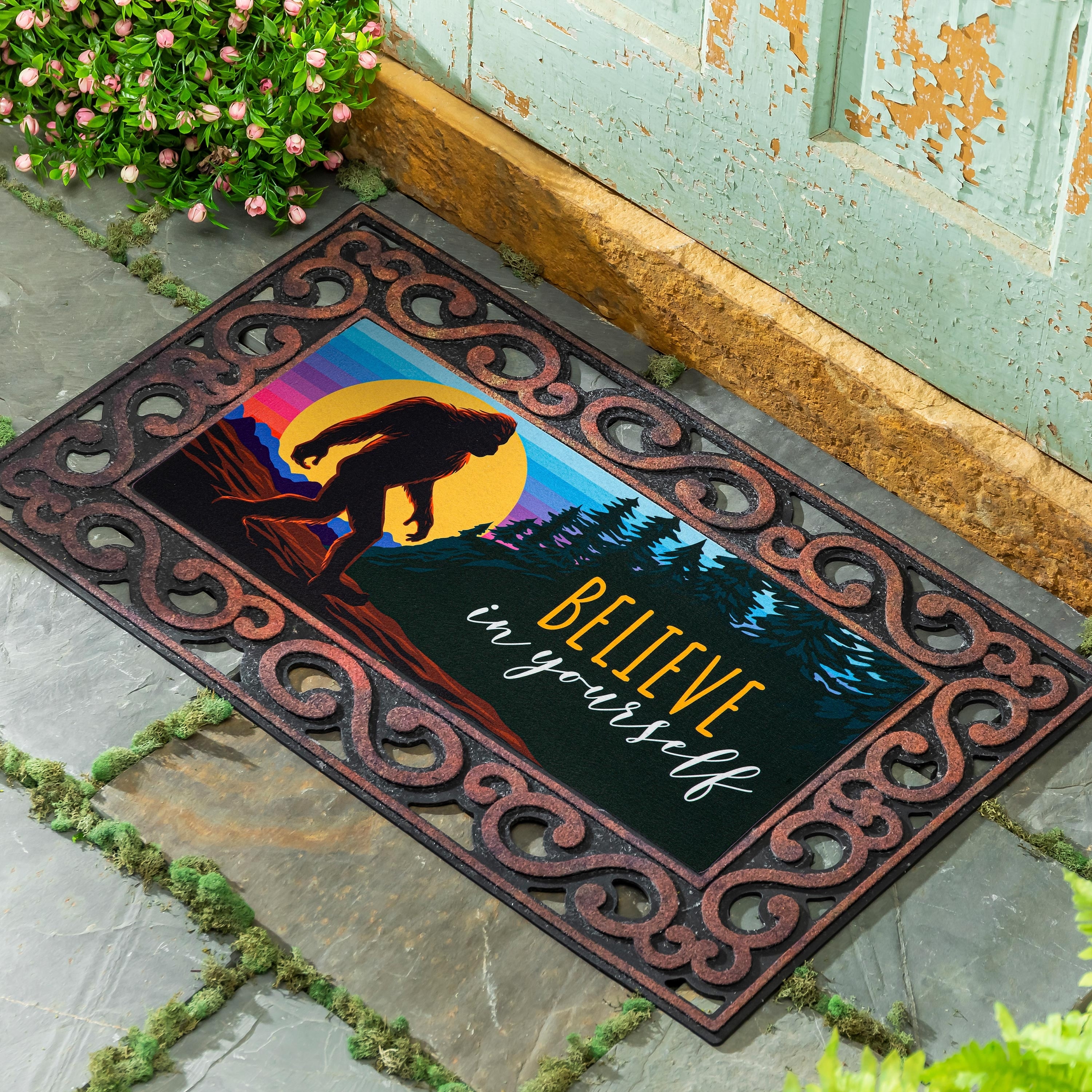 22 in. x 10 in. Big Foot Believe In Yourself Sassafras Switch Mat