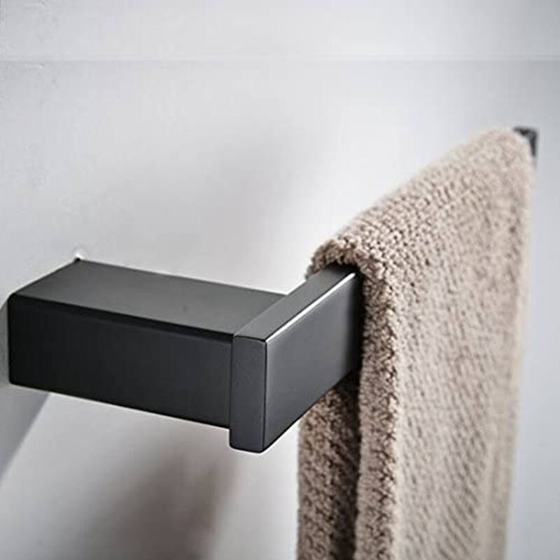 4-Pc Bathroom Hardware Set Towel Bar Set Towel Holder Paper Holder
