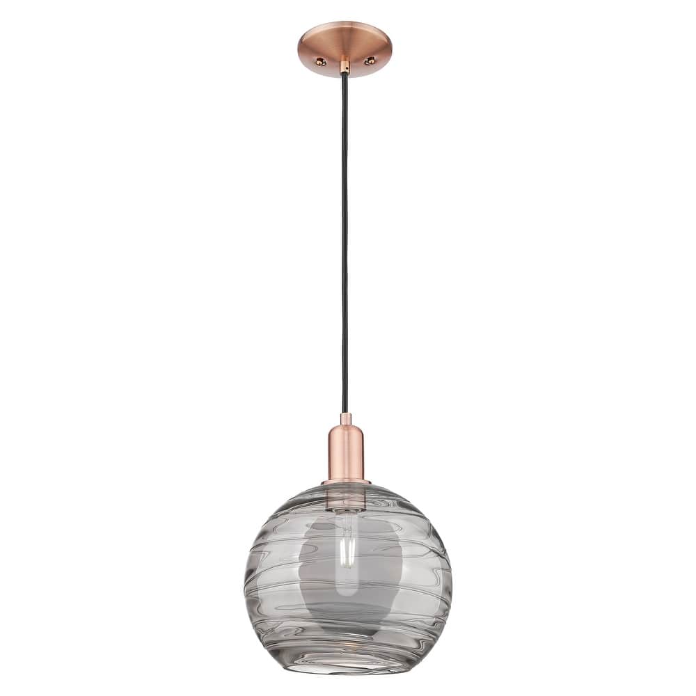 Innovations Lighting Endless Possibilities Arcadia - Athens Deco Swirl - 1 Light 10" Cord Hung Mini Pendant