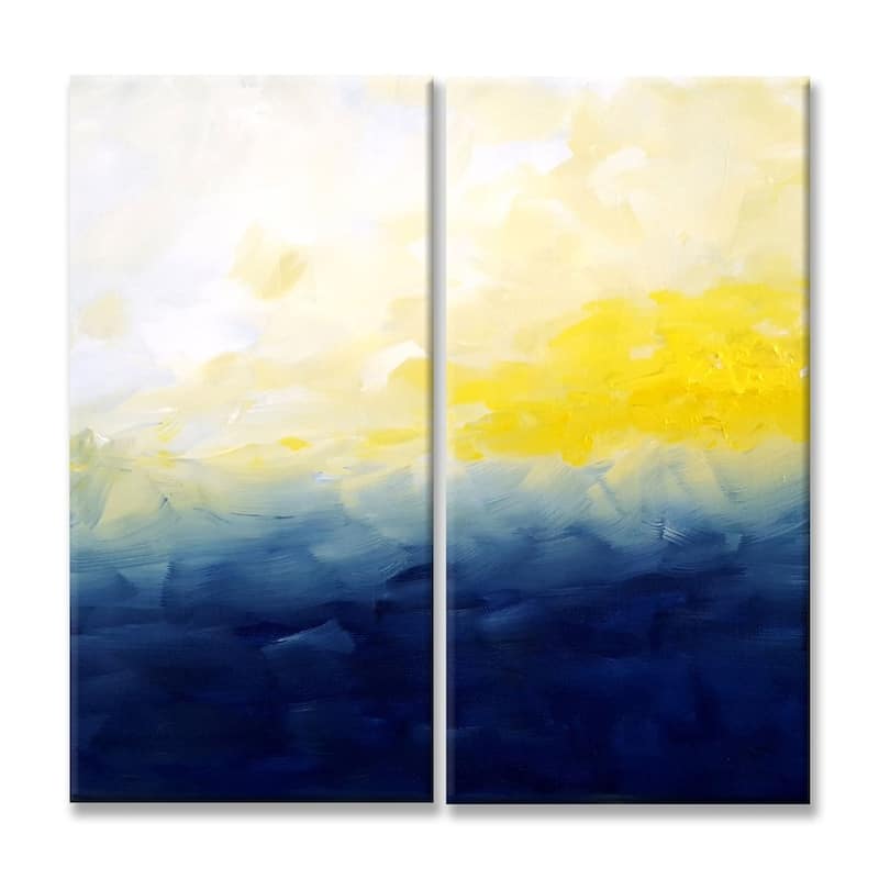 Ready2HangArt 'Good Day for a Sail' Canvas Wall Decor Set by Max+E - Blue