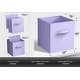 preview thumbnail 3 of 10, Sorbus Fabric Storage Bins 13" Foldable Cubes With Handles For Pantry, Cubbies, Toy And Closet Shelving Organization - 6Pk