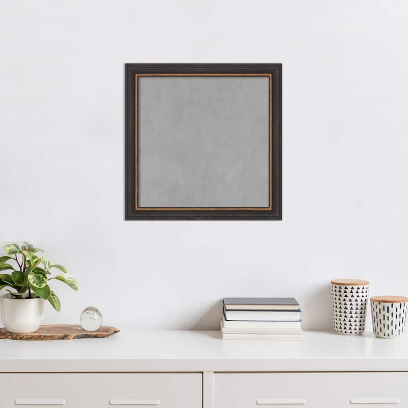 Amanti Art Ashton Black Framed Magnetic Board