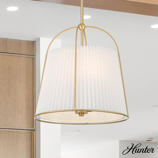 slide 2 of 8, Hunter Atmore Alturas Gold 3 Light Pendant - Modern & Contemporary, Transitional - Kitchen, Dining Room, Entryway Alturas Gold